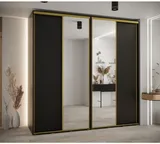 Skriňa s posuvnými dverami so zrkadlom vysoká Davos 3 240 hĺbka 60 cm