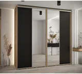 Skriňa s posuvnými dverami so zrkadlom vysoká Davos 3 240 hĺbka 60 cm