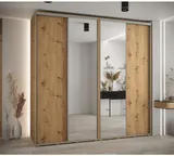 Skriňa s posuvnými dverami so zrkadlom vysoká Davos 3 240 hĺbka 60 cm