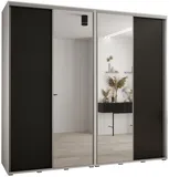 Skriňa s posuvnými dverami so zrkadlom vysoká Davos 3 260 hĺbka 60 cm