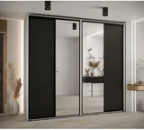 Skriňa s posuvnými dverami so zrkadlom vysoká Davos 3 260 hĺbka 60 cm