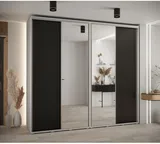 Skriňa s posuvnými dverami so zrkadlom vysoká Davos 3 260 hĺbka 60 cm