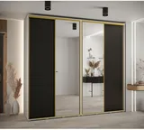 Skriňa s posuvnými dverami so zrkadlom vysoká Davos 3 260 hĺbka 60 cm