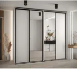 Skriňa s posuvnými dverami so zrkadlom vysoká Davos 3 260 hĺbka 60 cm
