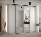 Skriňa s posuvnými dverami so zrkadlom vysoká Davos 3 260 hĺbka 60 cm