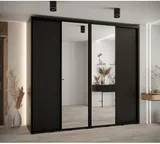 Skriňa s posuvnými dverami so zrkadlom vysoká Davos 3 260 hĺbka 60 cm