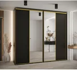 Skriňa s posuvnými dverami so zrkadlom vysoká Davos 3 260 hĺbka 60 cm