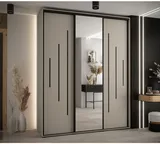 Skriňa s posuvnými dverami so zrkadlom Dakota 13 180 60 cm hĺbky