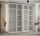 Skriňa s posuvnými dverami so zrkadlom vysoká Davos 3 230 hĺbka 60 cm
