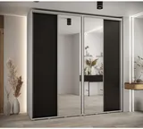 Skriňa s posuvnými dverami so zrkadlom vysoká Davos 3 230 hĺbka 60 cm