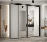 Skriňa s posuvnými dverami so zrkadlom vysoká Davos 3 230 hĺbka 60 cm