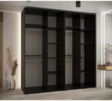 Skriňa s posuvnými dverami so zrkadlom vysoká Davos 3 230 hĺbka 60 cm