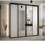 Skriňa s posuvnými dverami so zrkadlom vysoká Davos 3 230 hĺbka 60 cm