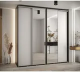 Skriňa s posuvnými dverami so zrkadlom vysoká Davos 3 230 hĺbka 60 cm