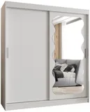 Skriňa s posuvnými dverami so zrkadlom Spoti 180 cm