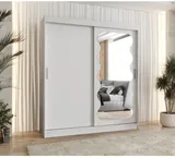 Skriňa s posuvnými dverami so zrkadlom Spoti 180 cm