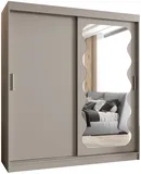Skriňa s posuvnými dverami so zrkadlom Spoti 180 cm