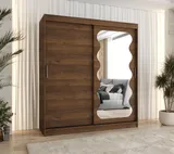 Skriňa s posuvnými dverami so zrkadlom Spoti 180 cm