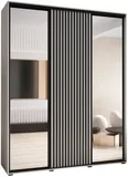Skriňa s posuvnými dverami so zrkadlom Lanko 2 190 cm 60 cm hĺbky