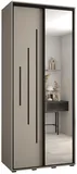 Skriňa s posuvnými dverami so zrkadlom Dakota 13 120 cm 60 cm hĺbky