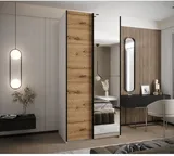 Skriňa s posuvnými dverami so zrkadlom Lux 3 120