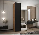 Skriňa s posuvnými dverami so zrkadlom Lux 3 120