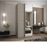 Skriňa s posuvnými dverami so zrkadlom Lux 3 120