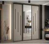 Skriňa s posuvnými dverami so zrkadlom Dakota 9 200 cm 60 cm hĺbky