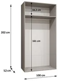 Skriňa Bari 1 100 cm