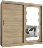 Skriňa s posuvnými dverami so zrkadlom Spoti 200 cm