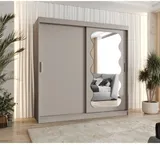 Skriňa s posuvnými dverami so zrkadlom Spoti 200 cm
