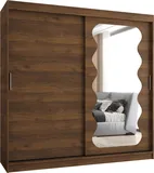 Skriňa s posuvnými dverami so zrkadlom Spoti 200 cm