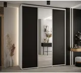 Skriňa s posuvnými dverami so zrkadlom vysoká Davos 3 200 hĺbka 45 cm