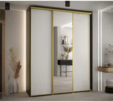 Skriňa s posuvnými dverami so zrkadlom vysoká Davos 3 200 hĺbka 45 cm