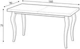 Rozkladací stôl Mozart 160/240 cm