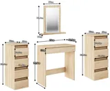 Toaletný stolík Megan 2X4S