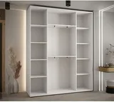Skriňa s posuvnými dverami so zrkadlom Davos 5 190 cm 45 cm hĺbky