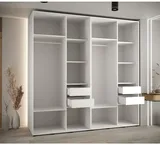 Skriňa s posuvnými dverami so zrkadlom Davos 5 240 cm 60 cm hĺbky