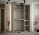 Skriňa s posuvnými dverami so zrkadlom Dakota 3 150 60 cm hĺbky