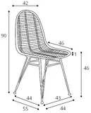Záhradná stolička K-337