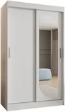 Skriňa s posuvnými dverami so zrkadlom Lucy 120 cm