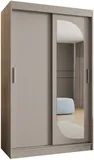 Skriňa s posuvnými dverami so zrkadlom Lucy 120 cm