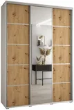 Skriňa s posuvnými dverami so zrkadlom Cannes 5 180 cm 60 cm hĺbky