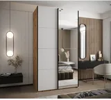 Skriňa s posuvnými dverami so zrkadlom Lux 3 130