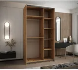 Skriňa s posuvnými dverami so zrkadlom Lux 3 130