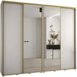 Posuvná skriňa so zrkadlom vysoká Davos 3 280 hĺbka 45 cm