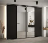 Posuvná skriňa so zrkadlom vysoká Davos 3 280 hĺbka 45 cm