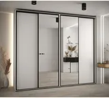 Posuvná skriňa so zrkadlom vysoká Davos 3 280 hĺbka 45 cm