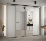 Posuvná skriňa so zrkadlom vysoká Davos 3 280 hĺbka 45 cm