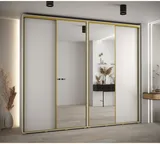 Posuvná skriňa so zrkadlom vysoká Davos 3 280 hĺbka 45 cm